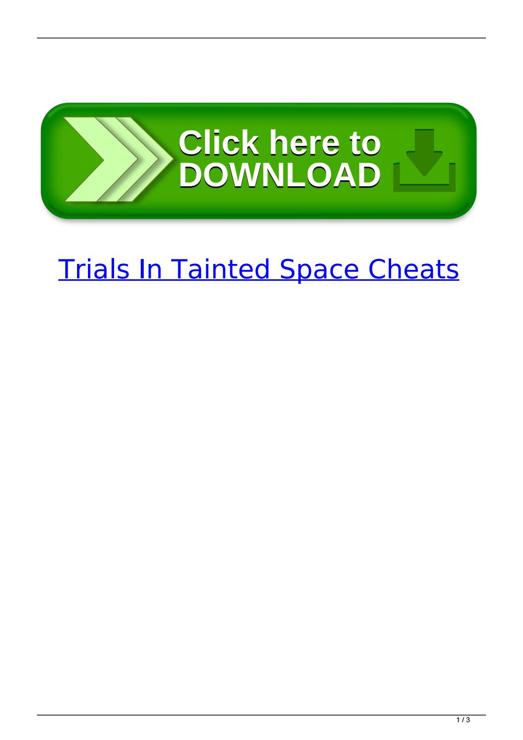 Trials In Tainted Space Save Editor